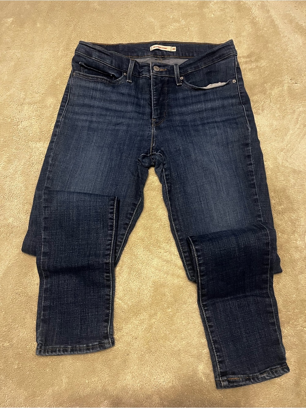 Women's Dark Blue Slim Fit Jeans